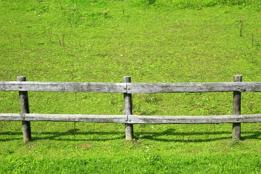 Wooden fence