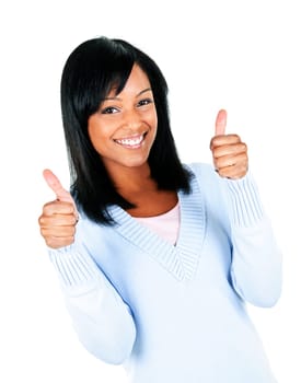 Smiling young woman