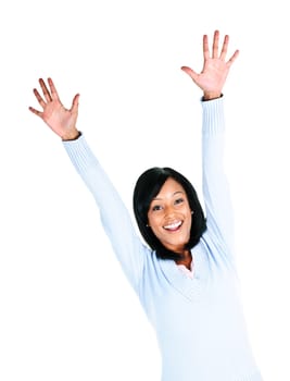 Happy young woman