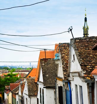 Zemun rooftops in Belgrade