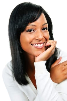 Young woman smiling