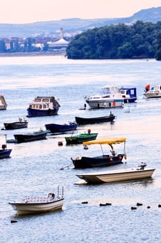 River boats on Danube