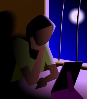 Colouring background