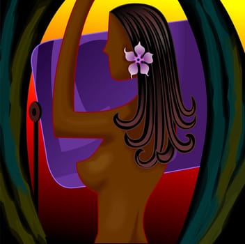 Woman nude