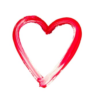 painted heart - symbol of love