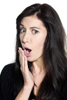 woman beautiful portrait studip dumb silly