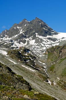 Mountains of the Valais Alps,Valais,Switzerland