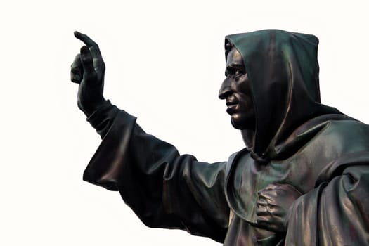 Medieval fanatic or divinely gifted prophet? Girolamo "Hieronymus"" Savonarola (b. 1452),Italian Dominican friar and penitential preacher,de facto ruler of Florence from 1494 until his execution in 1498."