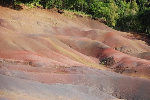 The coloured earths at Chamarel