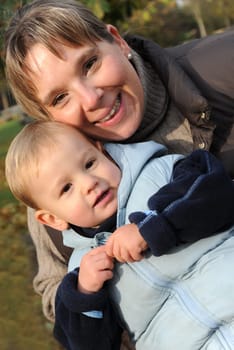 Mother and son