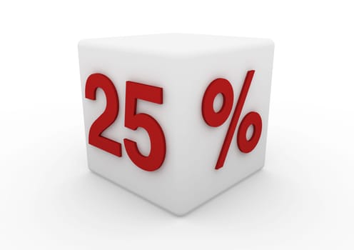 3D Sale Cube