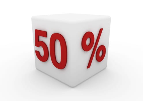 3D Sale Cube