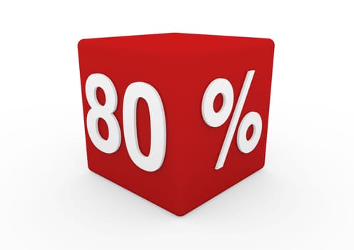 3D Sale Cube