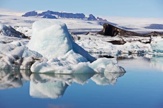 Jokulsarlon Glacial Lagoon, Vatnajokull, Iceland