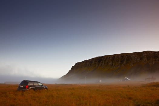 4WD trip across the Faskrudsfjordur, Iceland