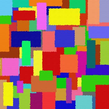 Colorful and texturized texture
