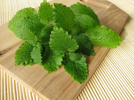 A bunch of lemon balm