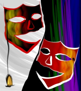 Excitement of the mask