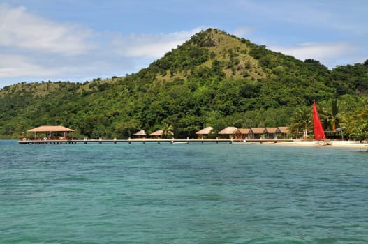 Diving resort in the Philippines