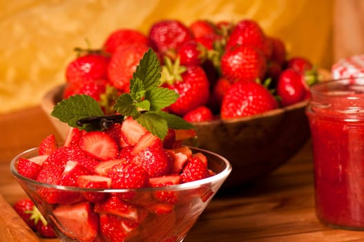 fresh strawberries