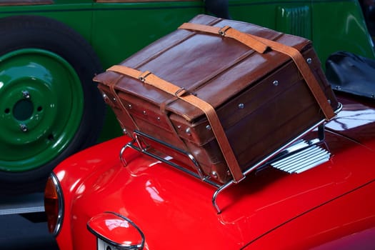 Old car trunk