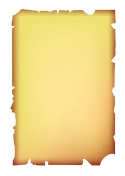 old ragged parchment