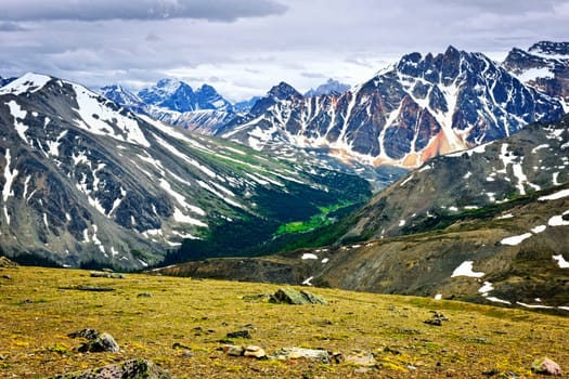 Rocky Mountains in Jasper National Park, Canada