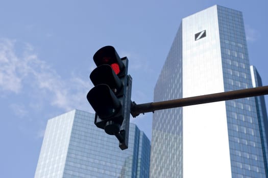 Germany,Frankfurt,Deutsche Bank headquarters at the Taunusanlage