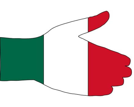 Mexican handshake