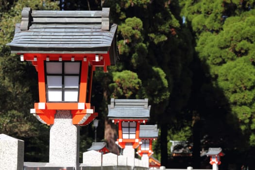 Traditional Japanese lanterns