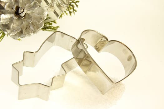 Cookie cutters for Christmas cookies