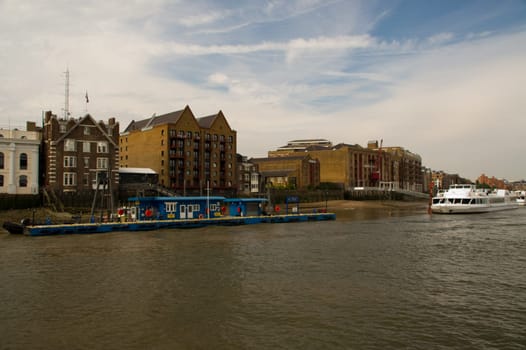 Steamer Thames London Gas Station