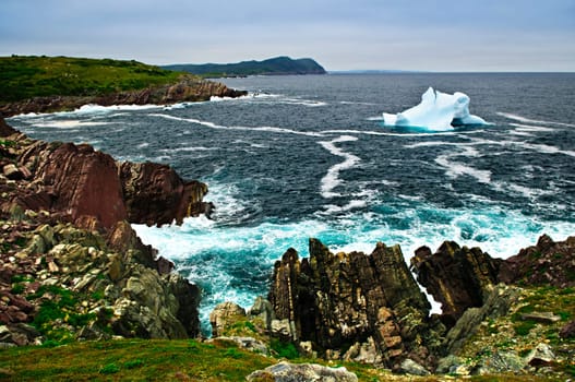 Melting iceberg