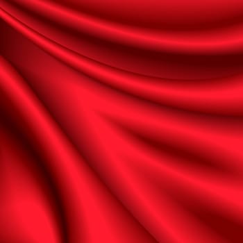 Red silk background