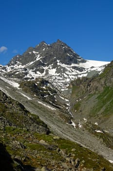 Mountains of the Valais Alps,Valais,Switzerland