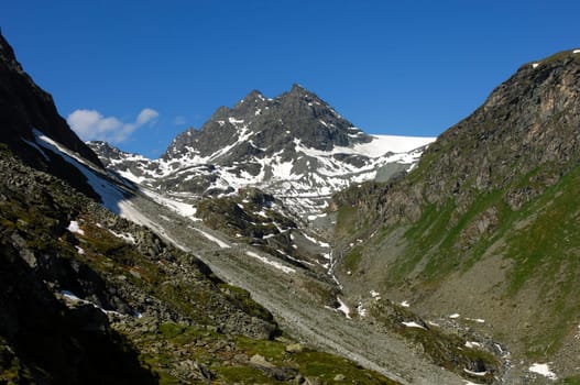 Mountains of the Valais Alps,Valais,Switzerland