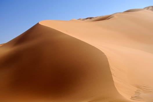 Sand dune in the Sahara desert,Libya