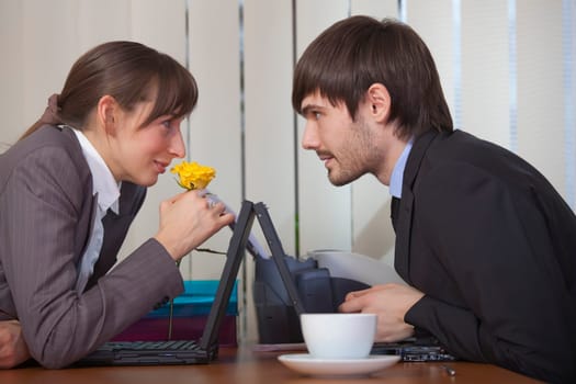 flirting in office