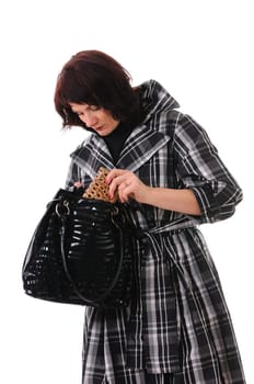 woman with bag