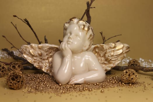 Christmas decoration in gold
