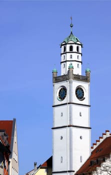 Ravensburg: City of Towers and Gates (2): The Blaserturm was the central fire watch,clock and observation tower of the city of Ravensburg and was manned by tower guards (brass players) until 1911. The two towerers had the task of cleaning the Gloc every full hour.