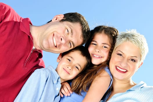 Happy family portrait