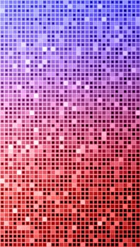 Ladies Night Mosaic - Pink and Blue