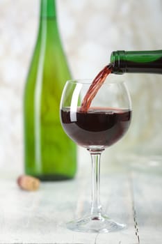 Full wine glass