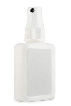 Bottle of medication with spray cap