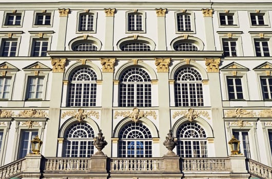 In front of Nymphenburg Palace in Munich
