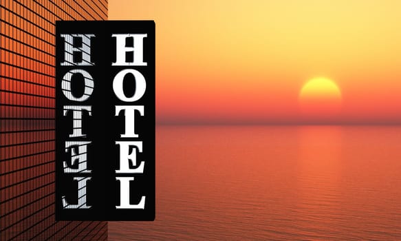 3D - Sunset Hotel 02