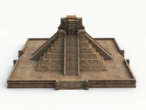 Mayan Temple - Frontal 02