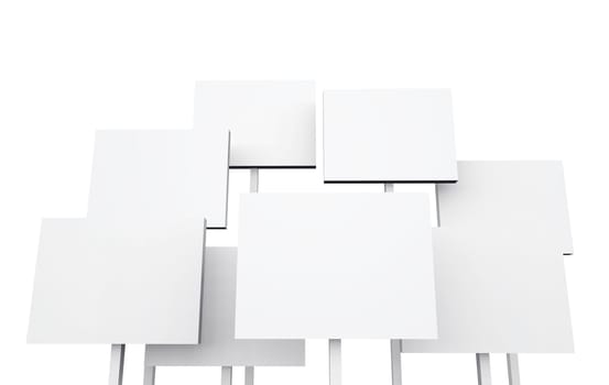 White Demo signs - 02