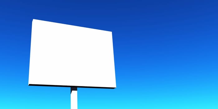 Blank Sign - Sky 03